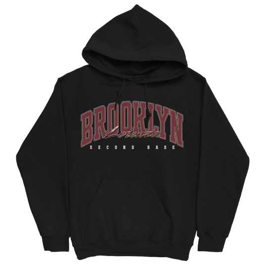 BROOKLYN LORENZO RETRO BLACK HOODIE