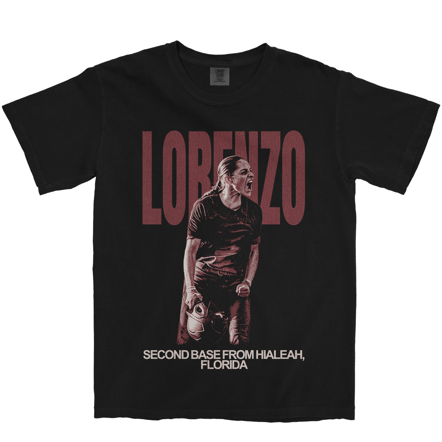 BROOKLYN LORENZO VINTAGE BLACK TEE