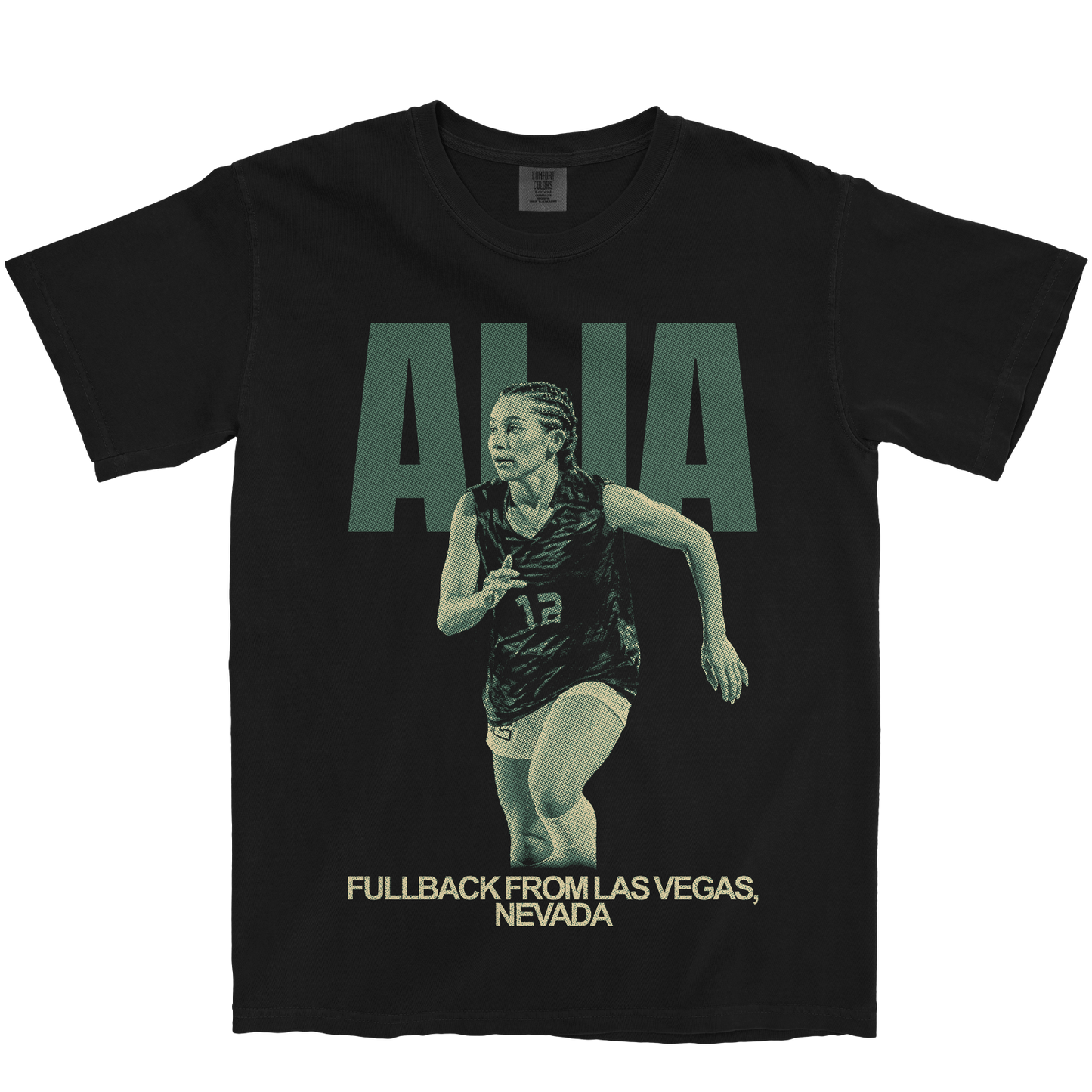 LOEGAN ALIA VINTAGE BLACK TEE