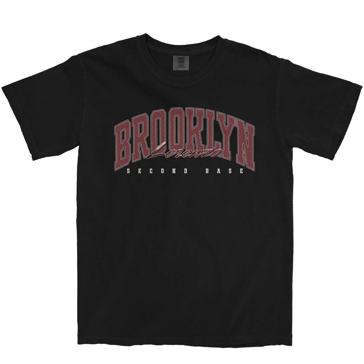 BROOKLYN LORENZO RETRO BLACK TEE