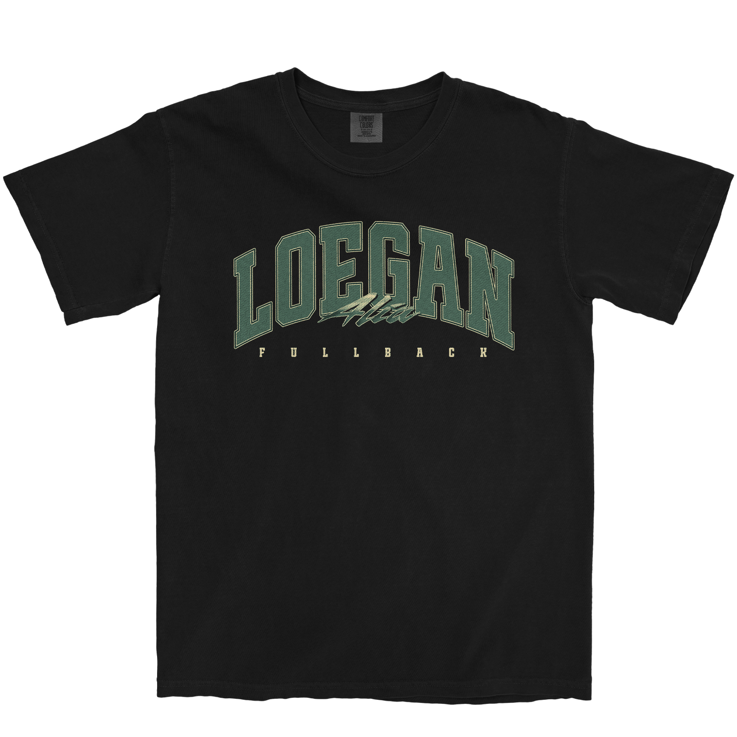 LOEGAN ALIA RETRO BLACK TEE