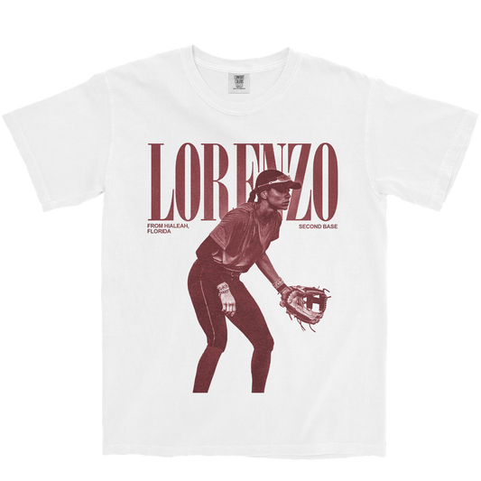 BROOKLYN LORENZO VINTAGE WHITE TEE