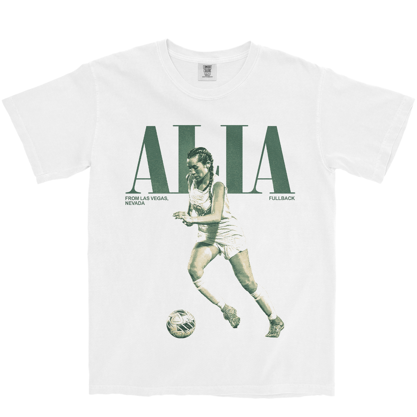 LOEGAN ALIA VINTAGE WHITE TEE