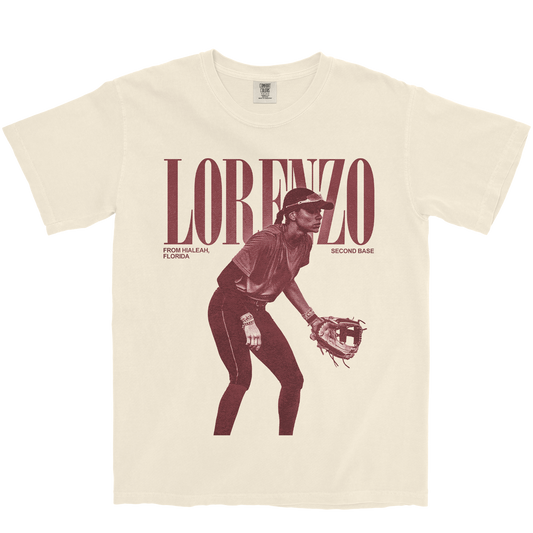BROOKLYN LORENZO VINTAGE IVORY TEE