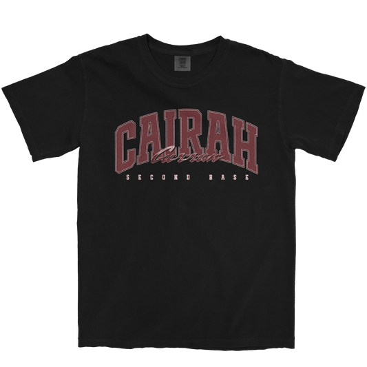 CAIRAH CURRAN RETRO BLACK TEE