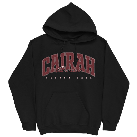 CAIRAH CURRAN RETRO BLACK HOODIE
