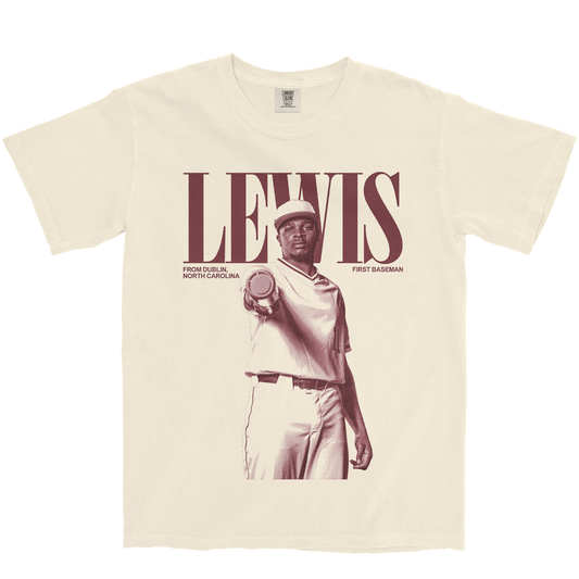 ZAMAR LEWIS VINTAGE IVORY TEE