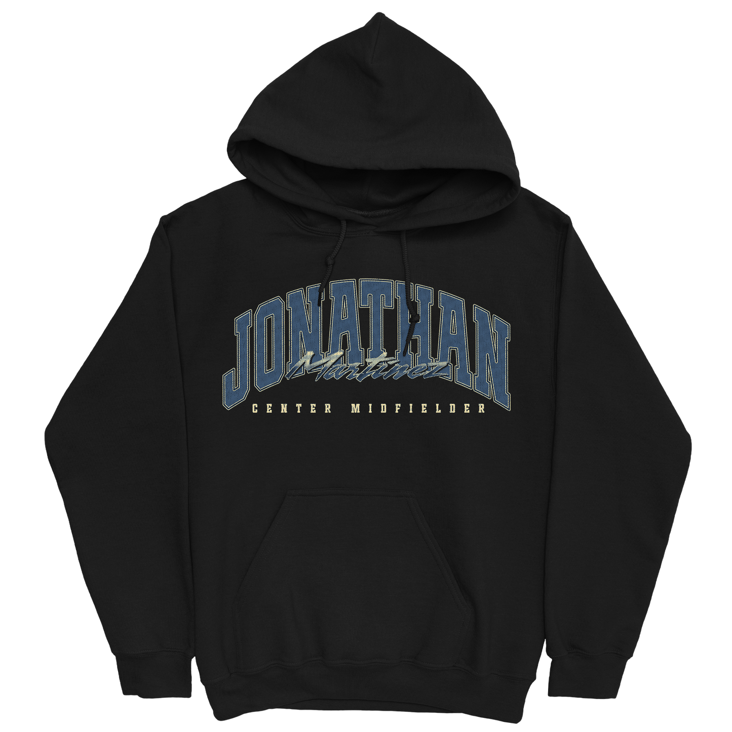 JONATHAN MARTINEZ RETRO BLACK HOODIE