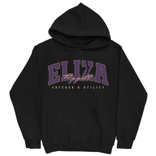 ELIZA PIGGOTT RETRO BLACK HOODIE