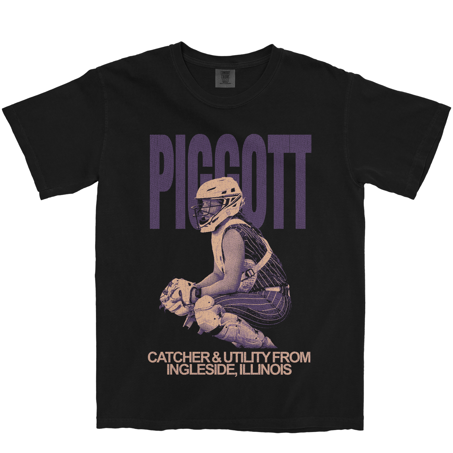 ELIZA PIGGOTT VINTAGE BLACK TEE
