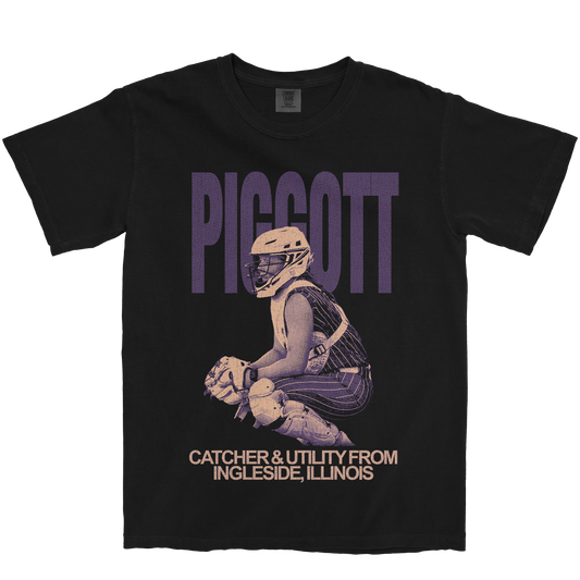 ELIZA PIGGOTT VINTAGE BLACK TEE