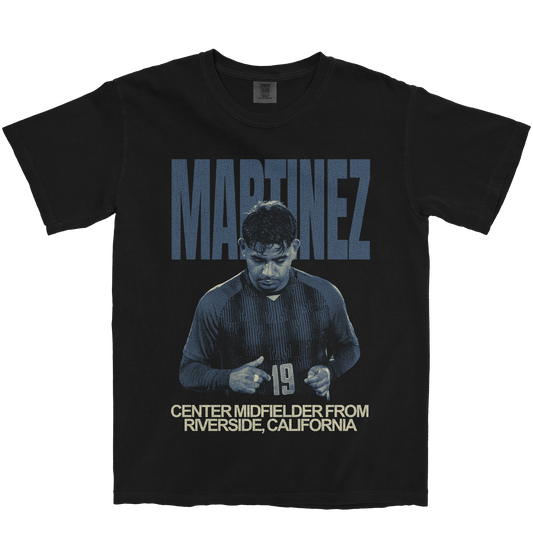JONATHAN MARTINEZ VINTAGE BLACK TEE