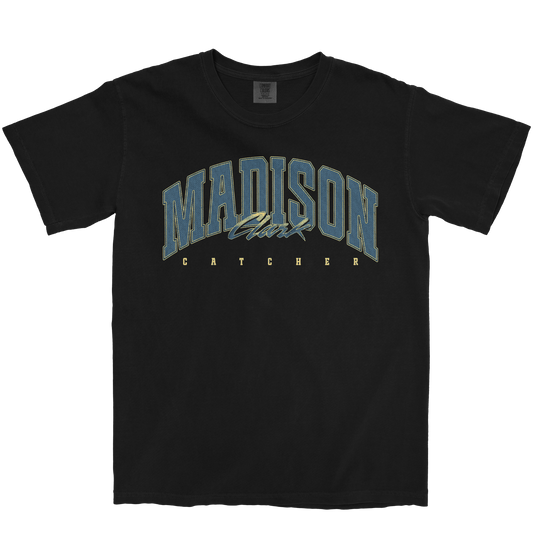 MADI CLARK RETRO BLACK TEE