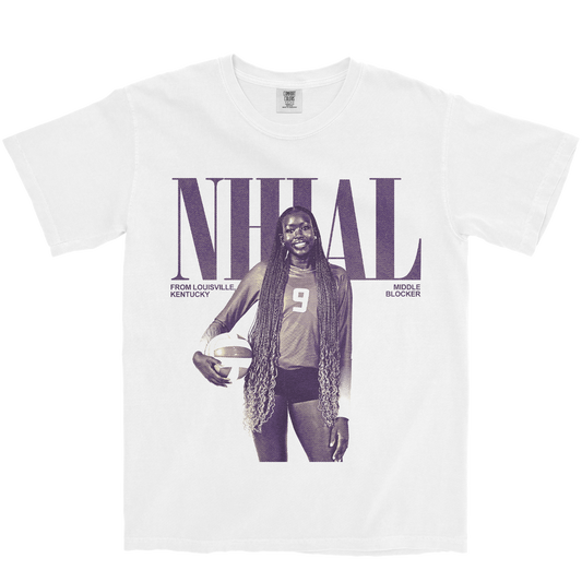 AYEN NHIAL VINTAGE WHITE TEE