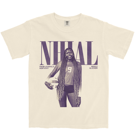 AYEN NHIAL VINTAGE IVORY TEE