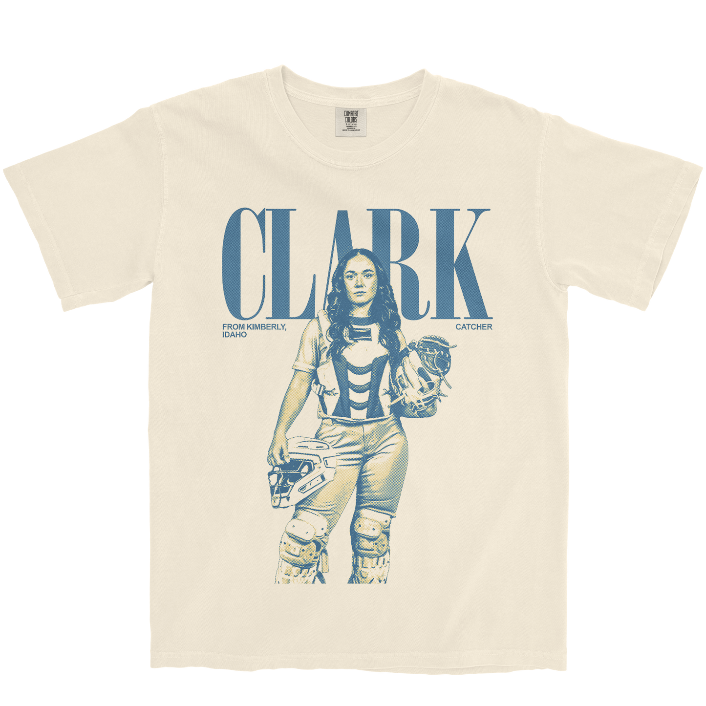 MADI CLARK VINTAGE IVORY TEE