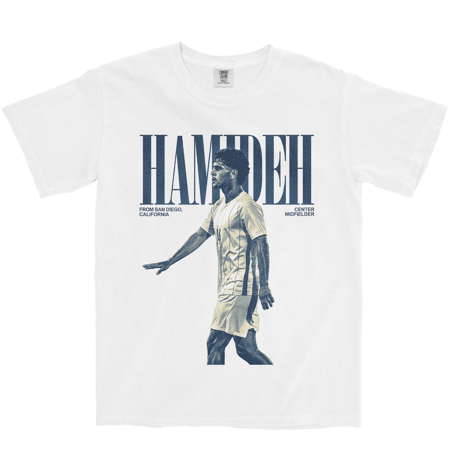 TAREK HAMIDEH VINTAGE WHITE TEE