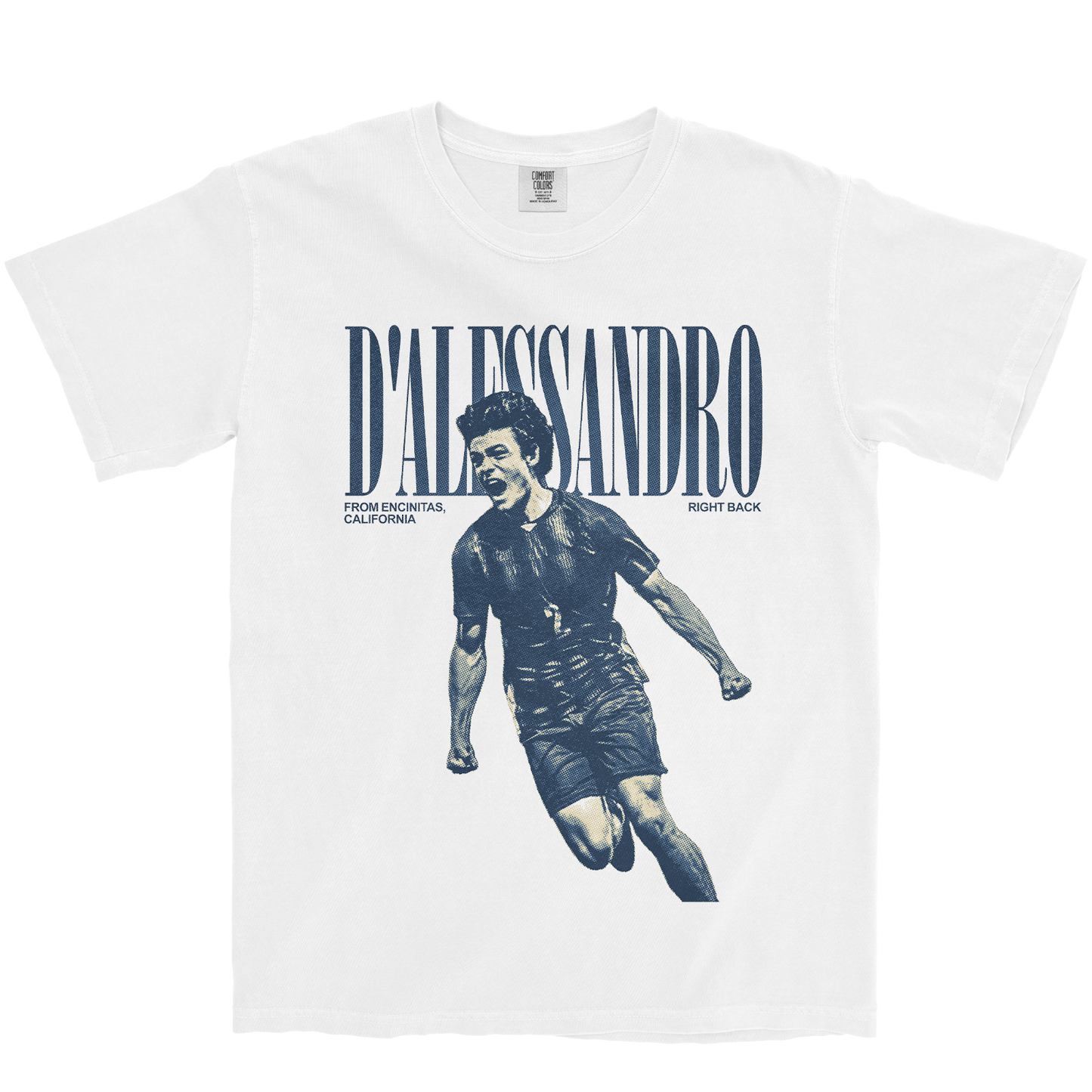 JACKSON D'ALESSANDRO VINTAGE WHITE TEE