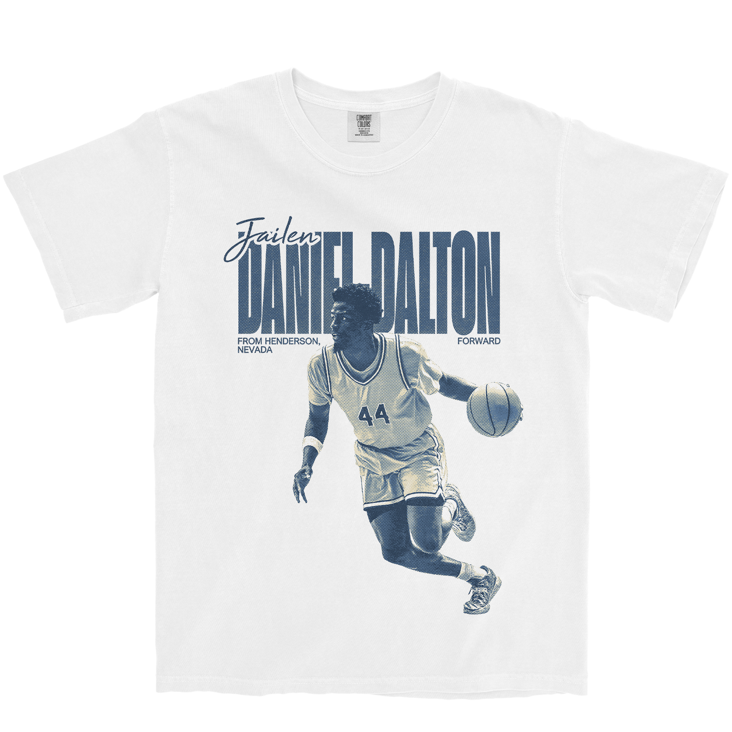 JAILEN DANIEL-DALTON VINTAGE WHITE TEE