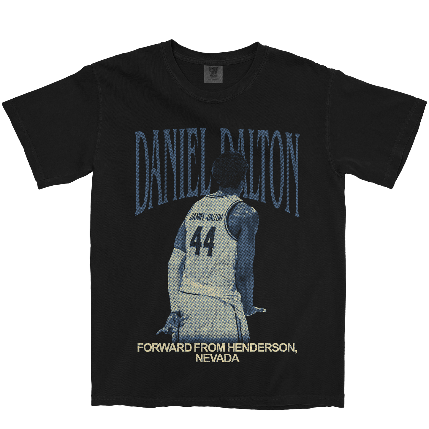 JAILEN DANIEL-DALTON VINTAGE BLACK TEE