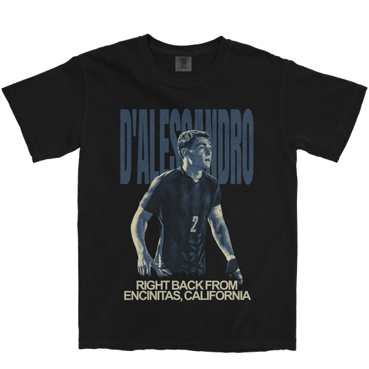 JACKSON D'ALESSANDRO VINTAGE BLACK TEE