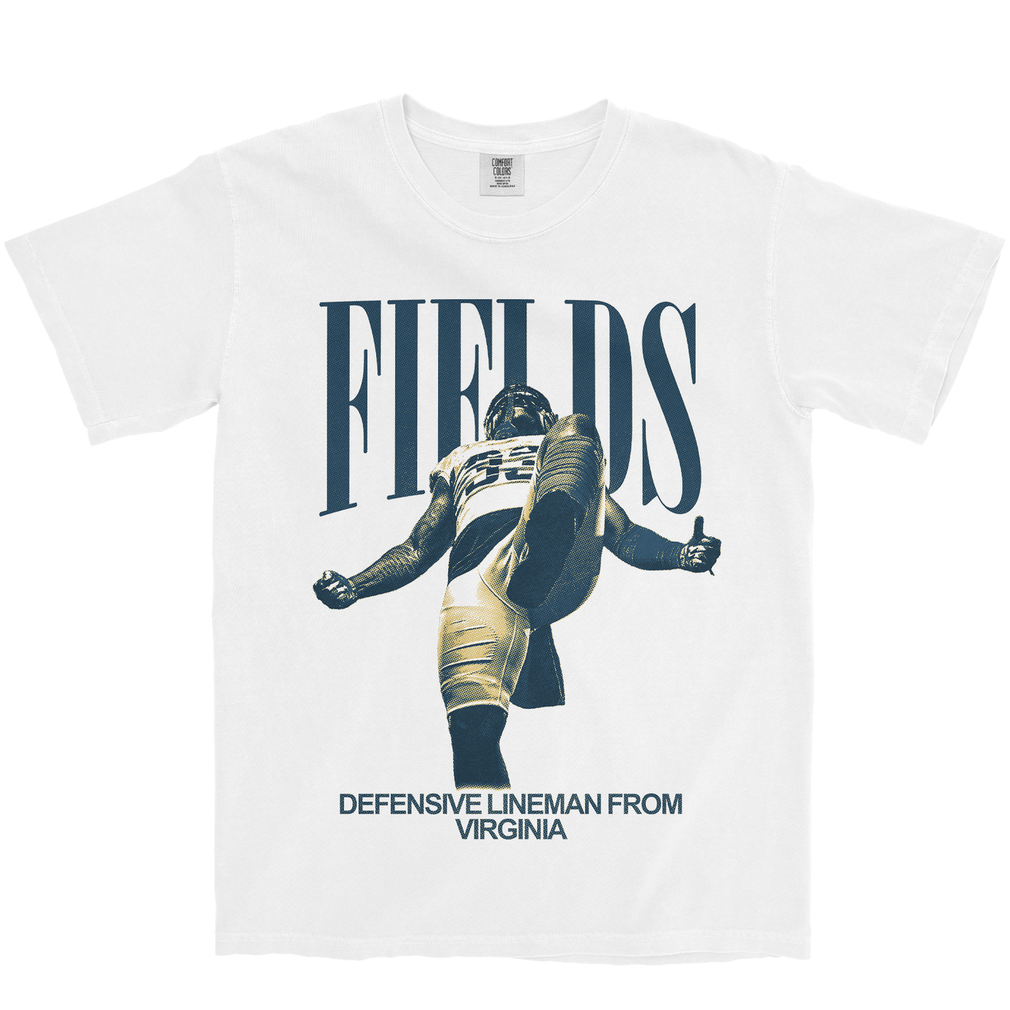 MICHAEL FIELDS VINTAGE WHITE TEE