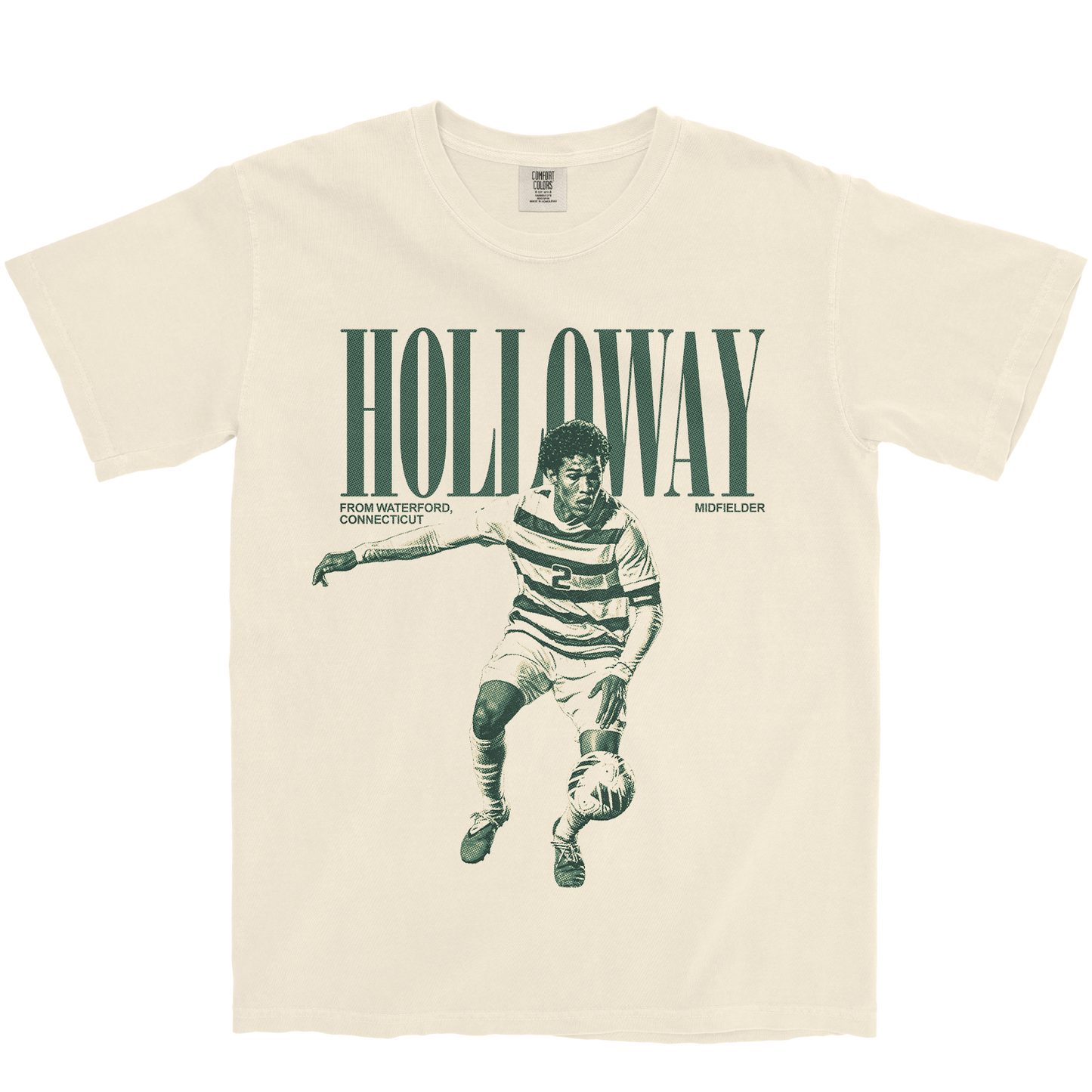 XAVIER HOLLOWAY VINTAGE IVORY TEE