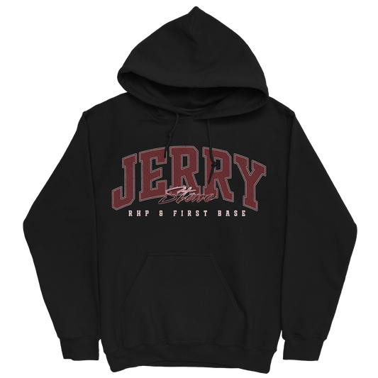 JERRY STONE RETRO BLACK HOODIE