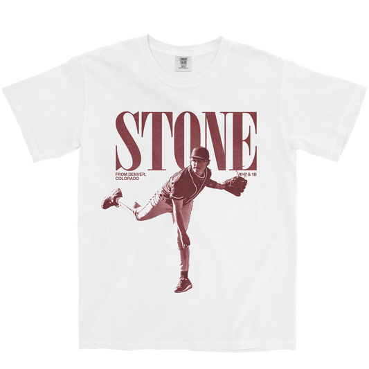 JERRY STONE VINTAGE WHITE TEE