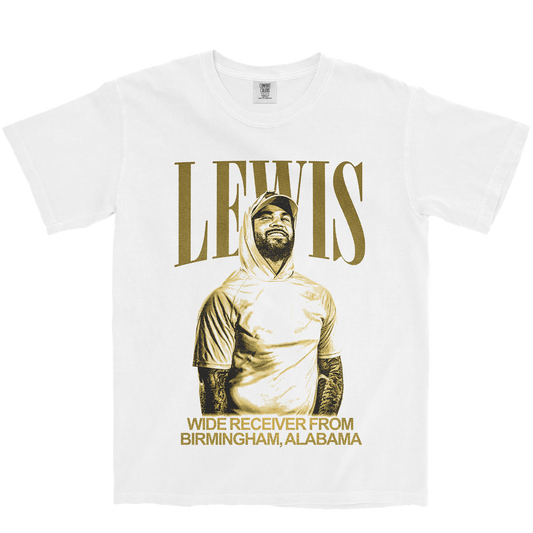 KRIS LEWIS VINTAGE WHITE TEE