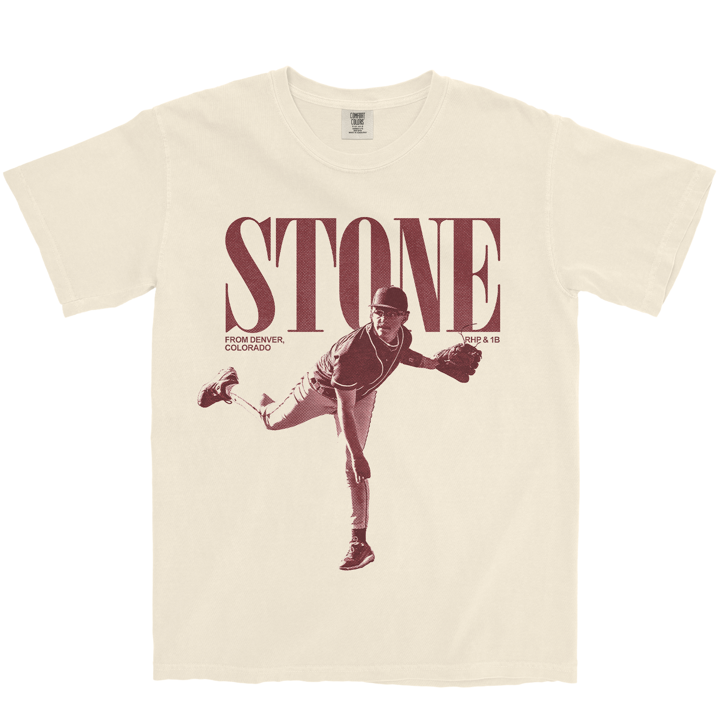 JERRY STONE VINTAGE IVORY TEE