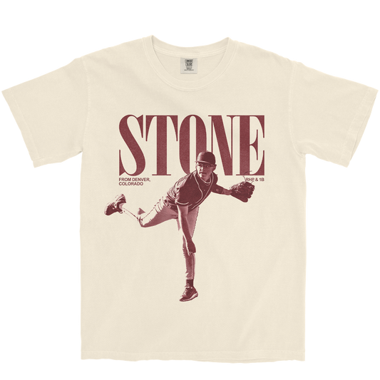 JERRY STONE VINTAGE IVORY TEE