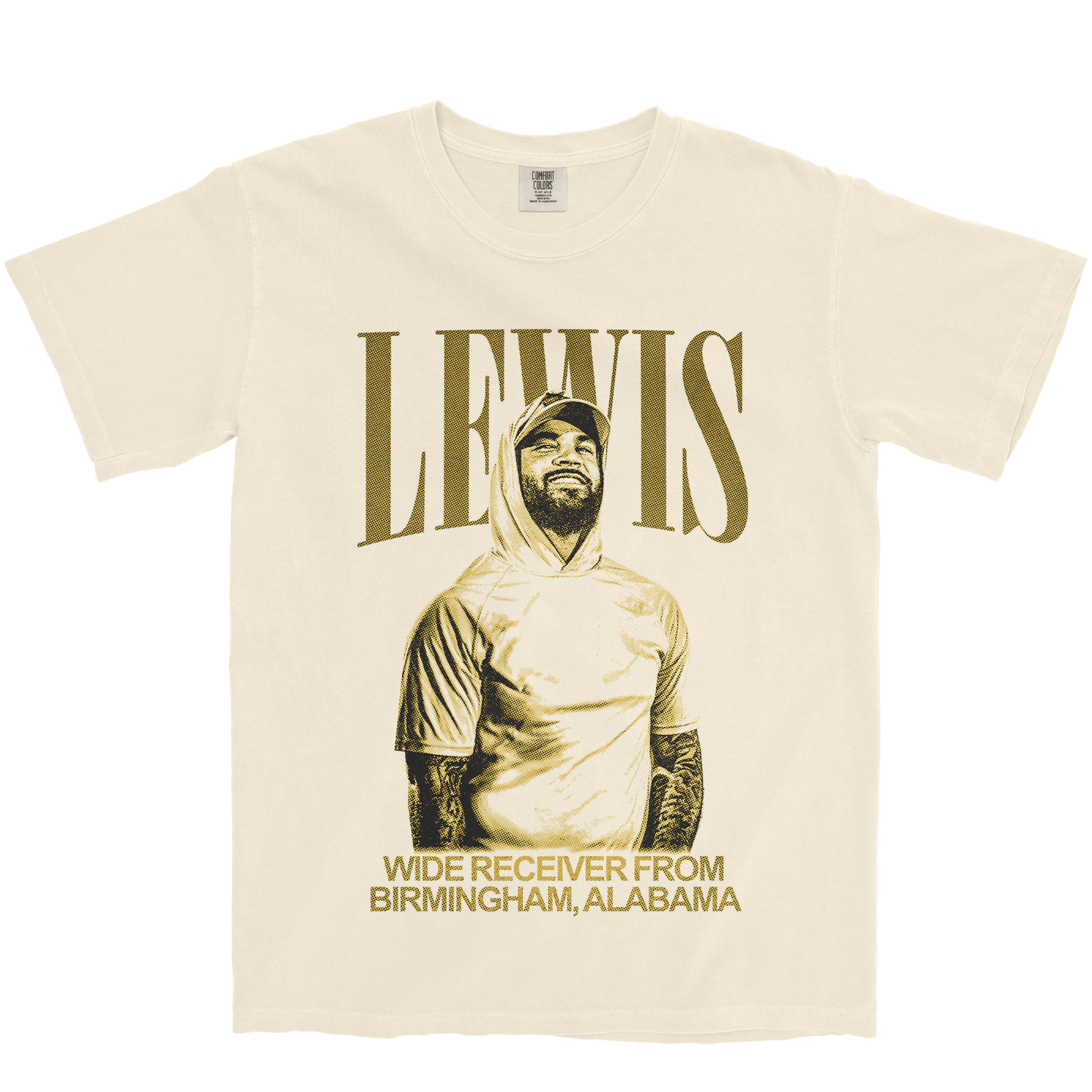 KRIS LEWIS VINTAGE IVORY TEE