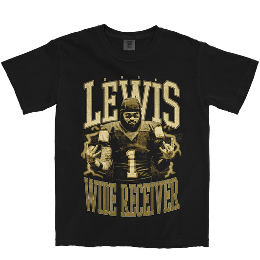 KRIS LEWIS VINTAGE BLACK TEE