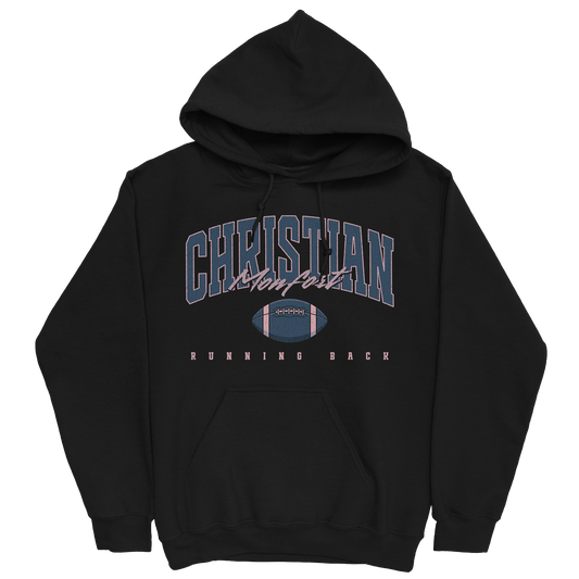 CHRISTIAN MONFORT RETRO BLACK HOODIE
