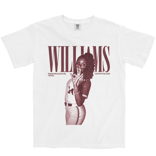 ZARYAH WILLIAMS VINTAGE WHITE TEE