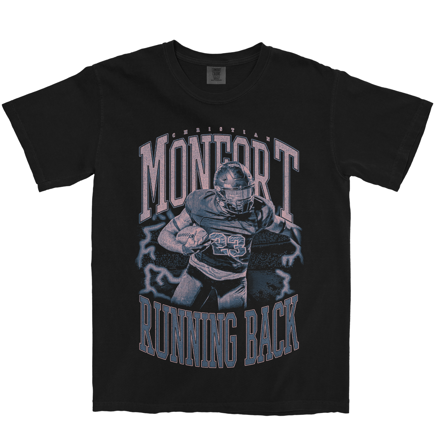 CHRISTIAN MONFORT VINTAGE BLACK TEE