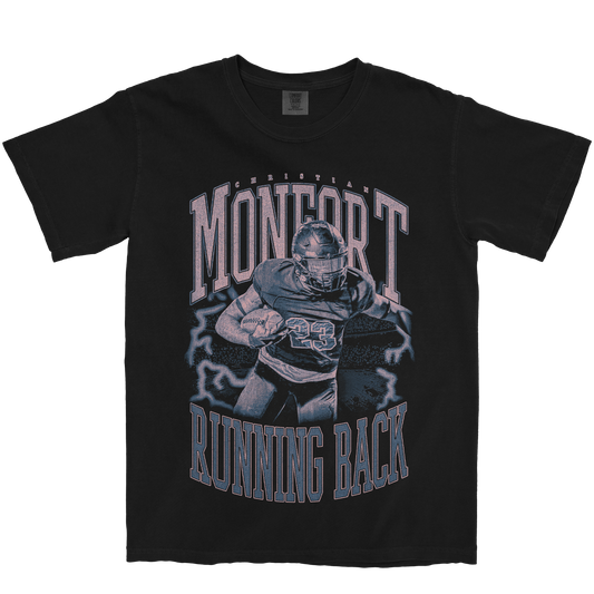 CHRISTIAN MONFORT VINTAGE BLACK TEE
