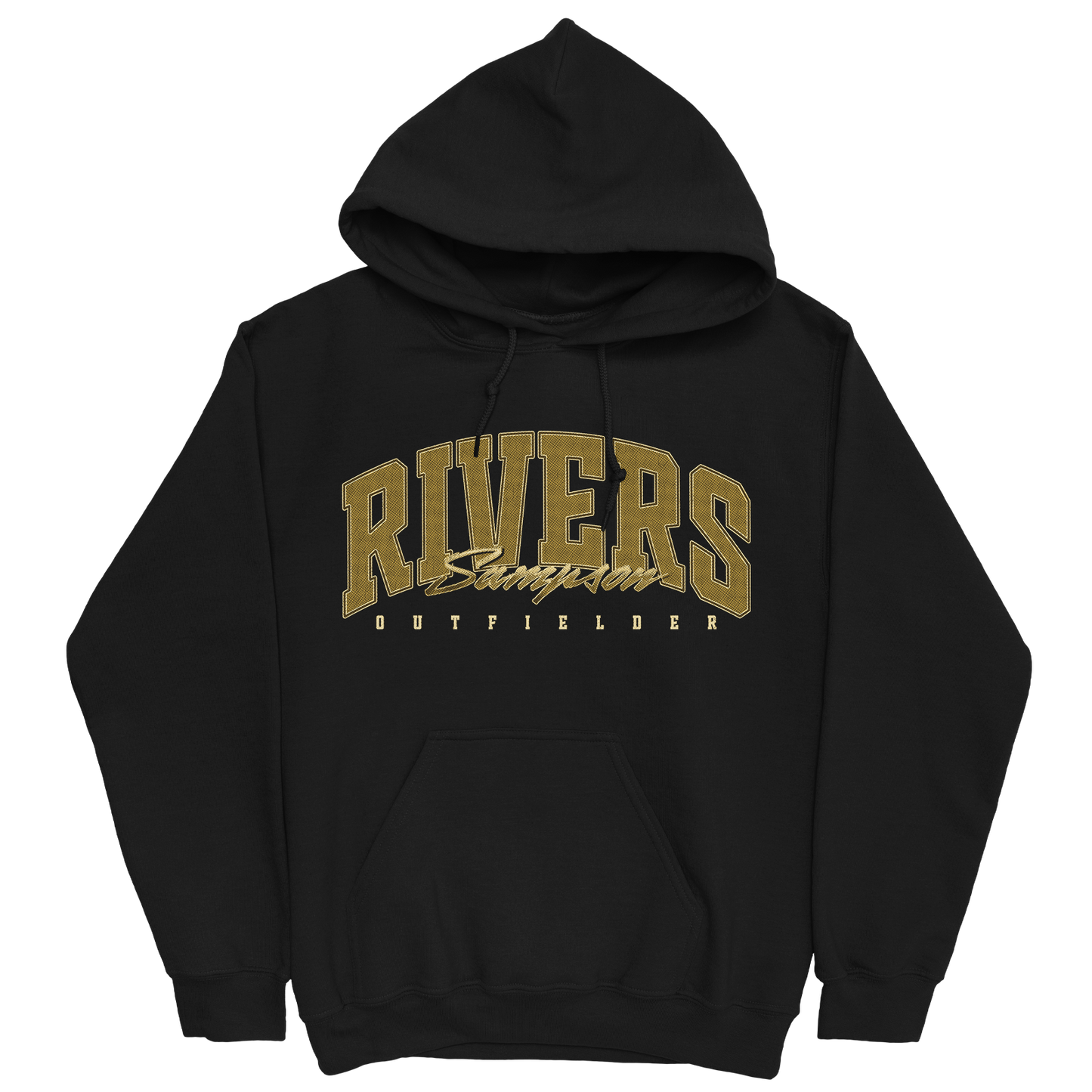 RIVERS SAMPSON RETRO BLACK HOODIE