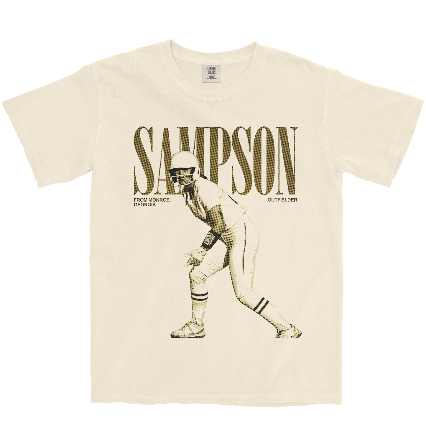 RIVERS SAMPSON VINTAGE IVORY TEE
