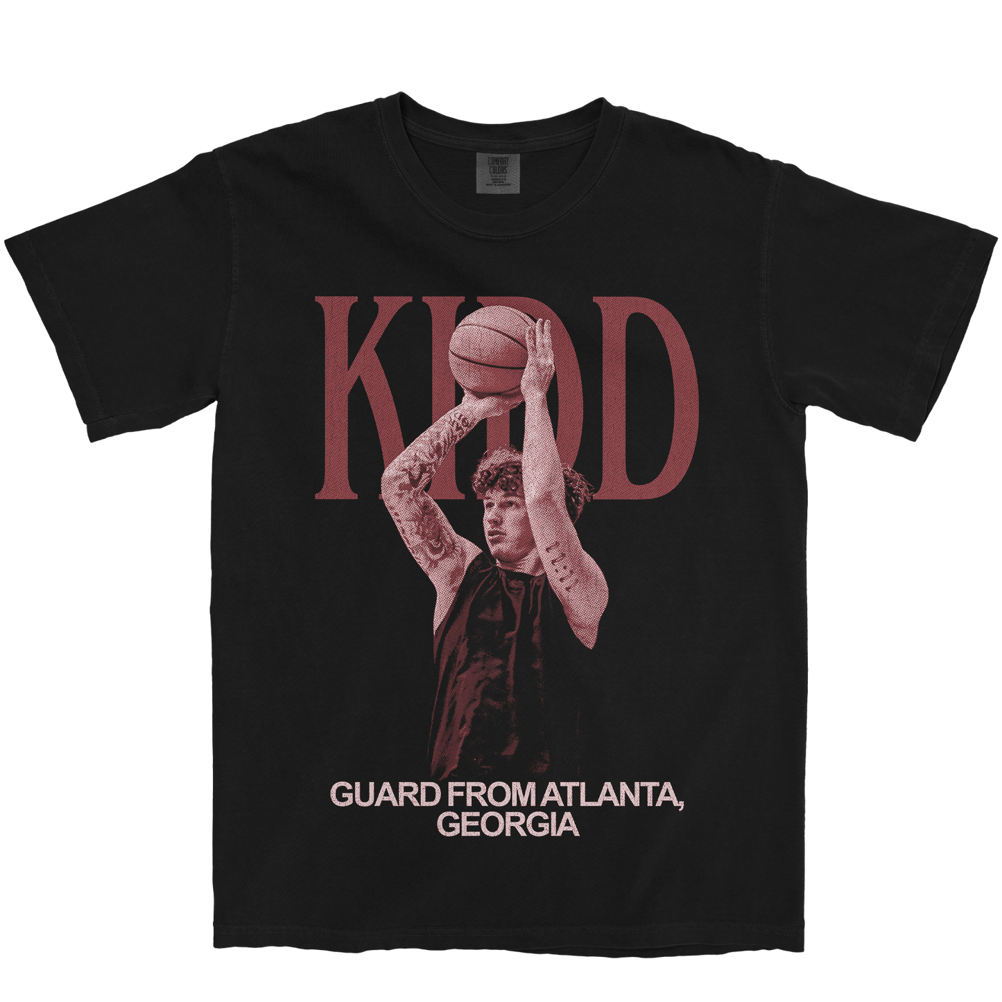 ZEPLIN KIDD VINTAGE BLACK TEE