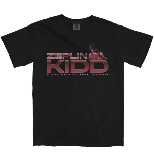 ZEPLIN KIDD RETRO BLACK TEE