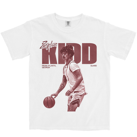 ZEPLIN KIDD VINTAGE WHITE TEE