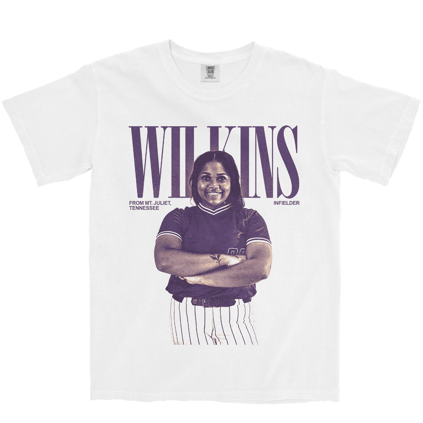 MALIYAH WILKINS VINTAGE WHITE TEE