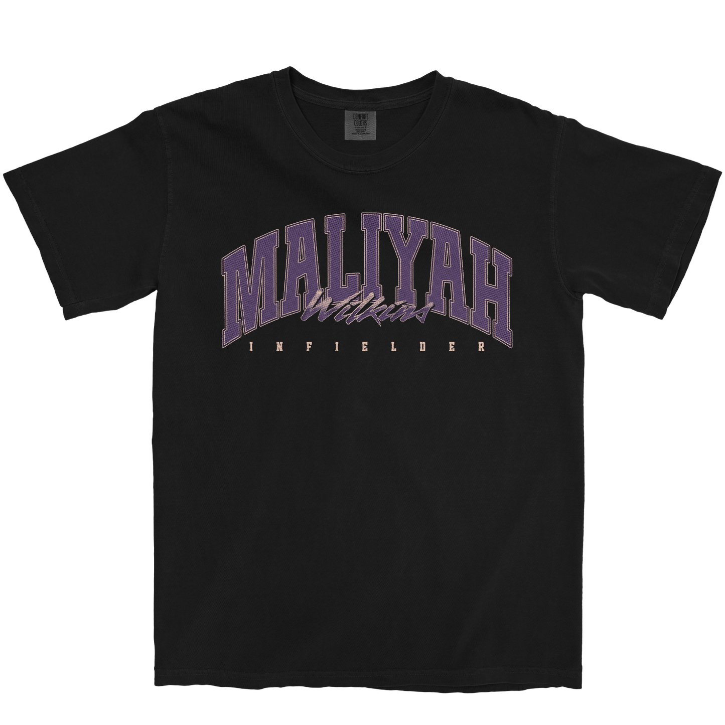 MALIYAH WILKINS RETRO BLACK TEE