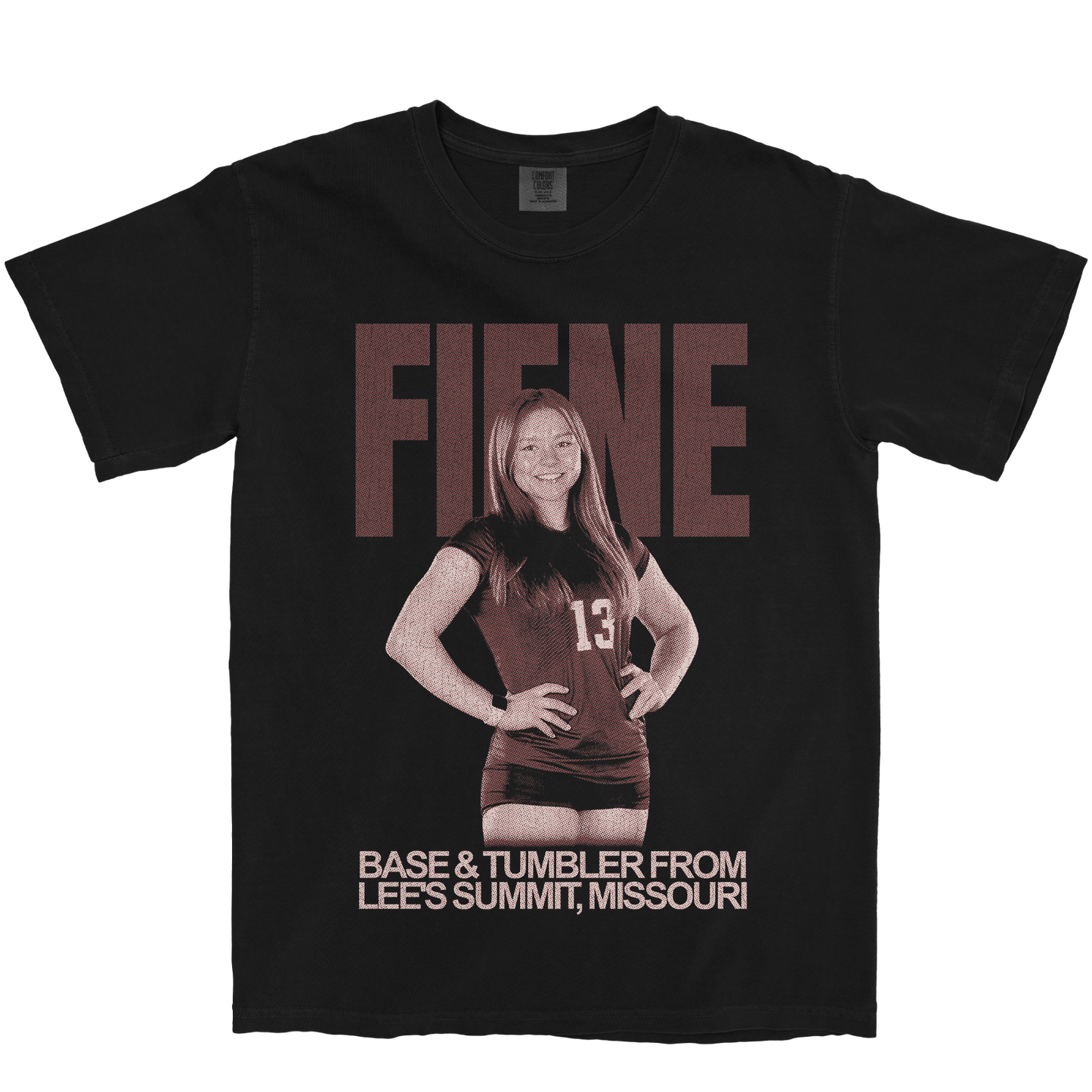 HARRISON FIENE VINTAGE BLACK TEE