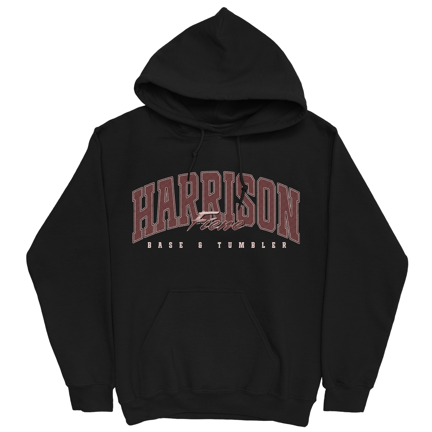HARRISON FIENE RETRO BLACK HOODIE