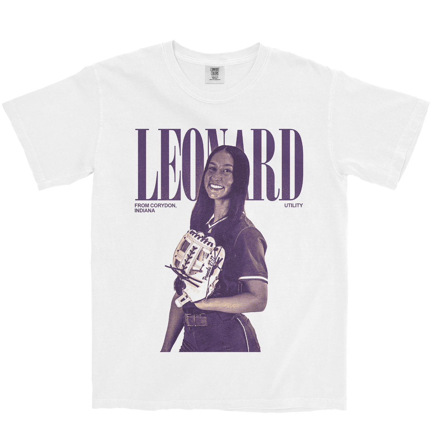 ADDYSON LEONARD VINTAGE WHITE TEE
