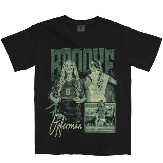 BROOKE OPFERMAN GRAPHIC BLACK TEE