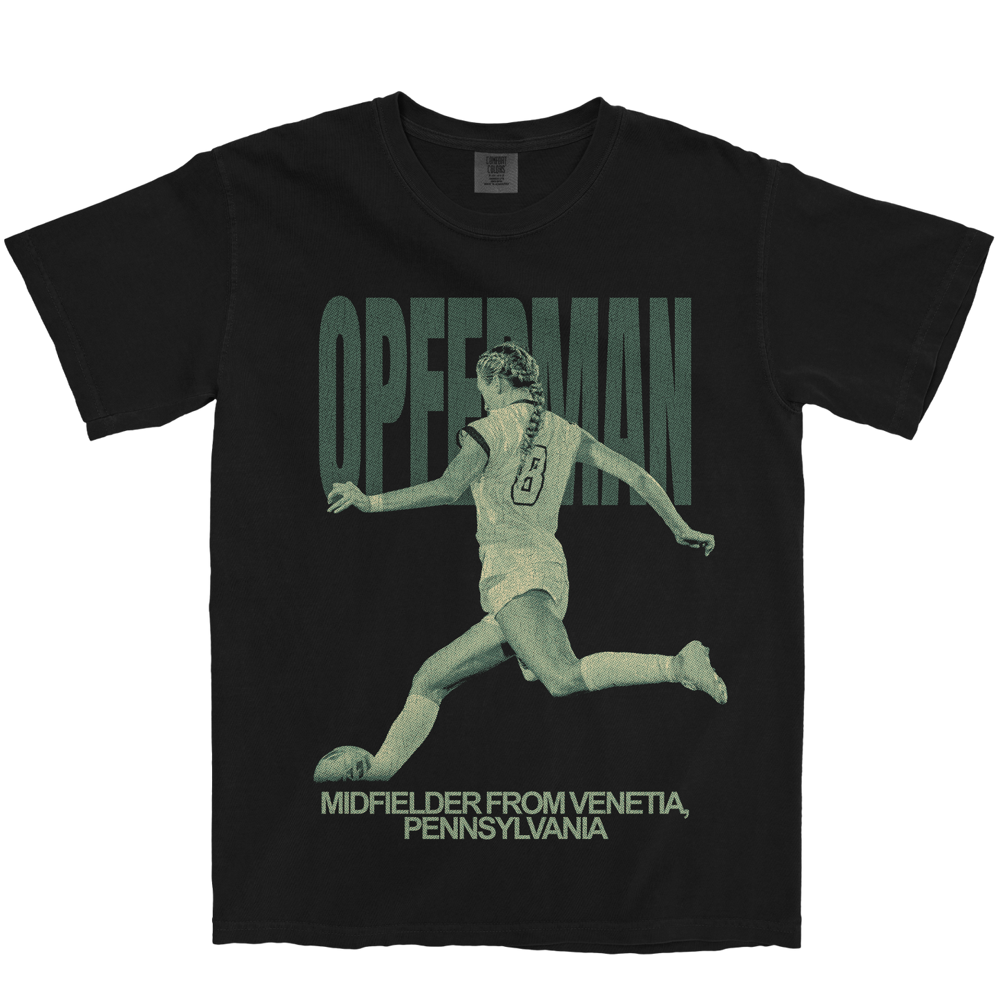 BROOKE OPFERMAN VINTAGE BLACK TEE